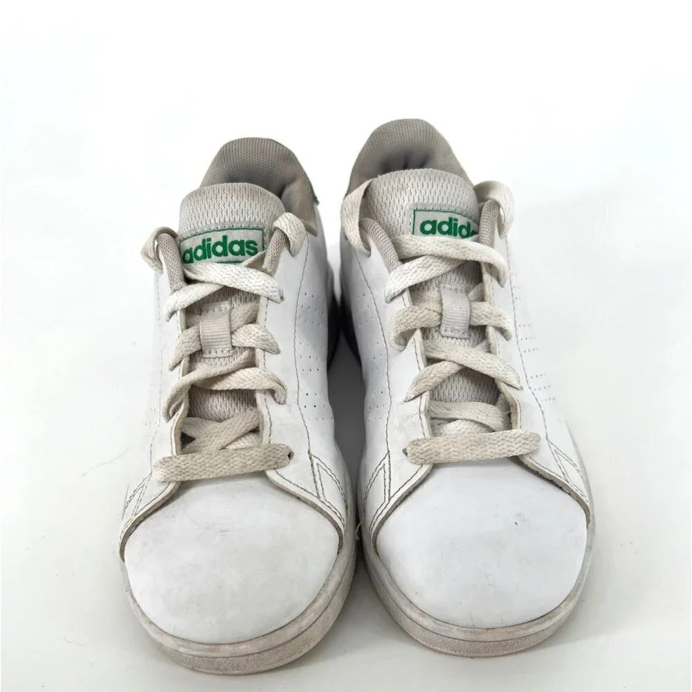 Adidas Originals Kids Sneakers Size 13 White and Green
